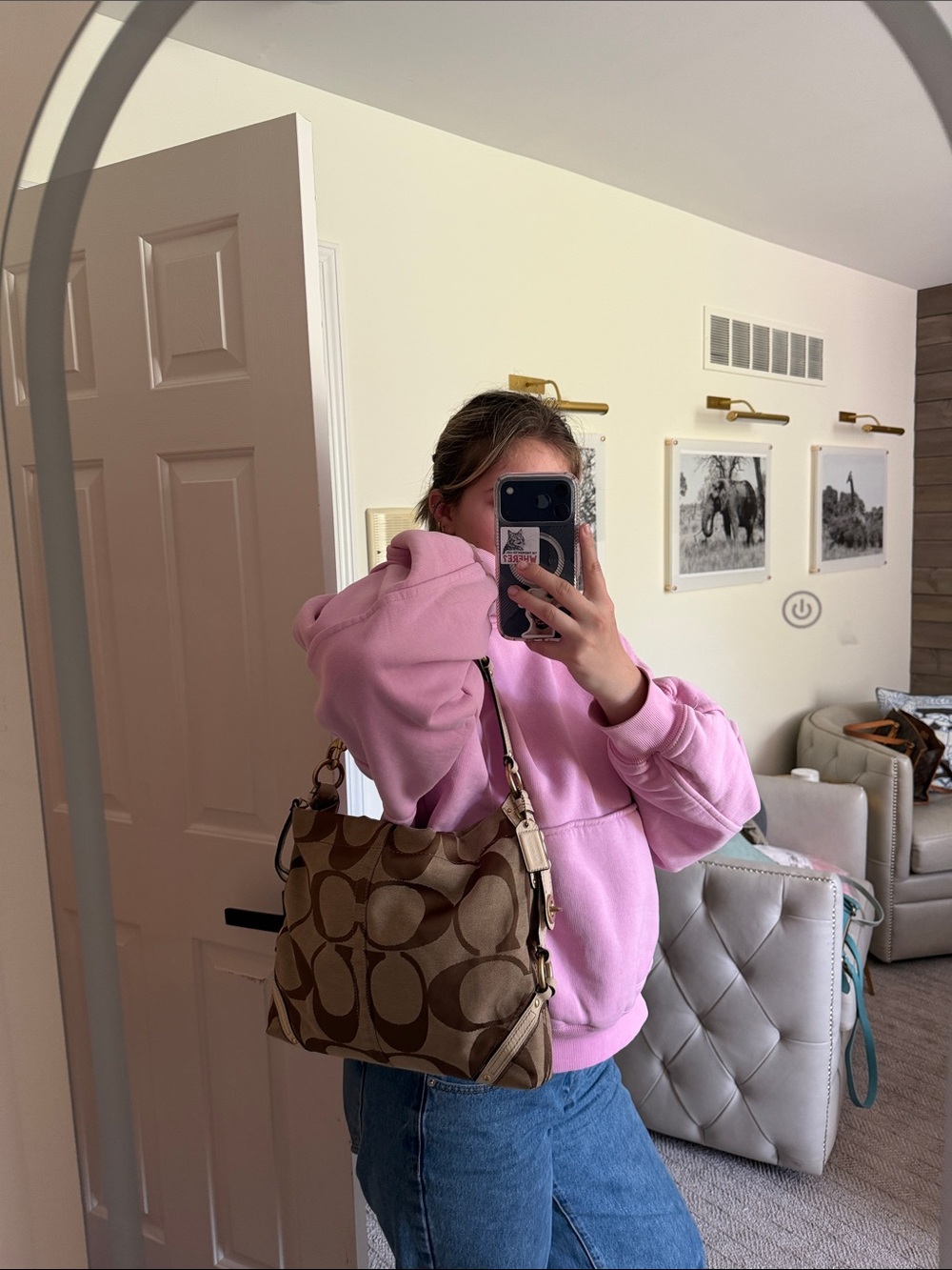 Y2K Coach Carly Signature Hobo Bag - Picture 9 of 16